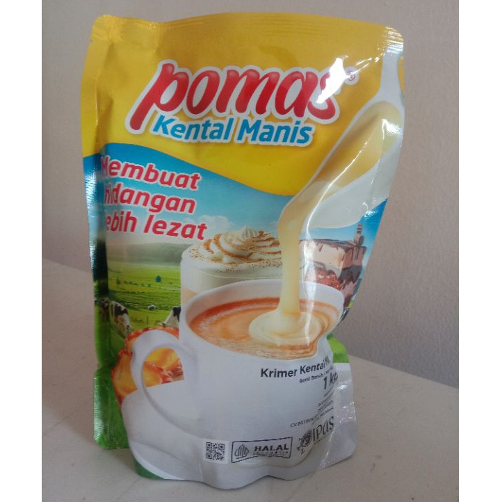 Pomas Susu Kental Manis / Susu Kental Manis 1kg - Susu Kental Manis Merk Pomas