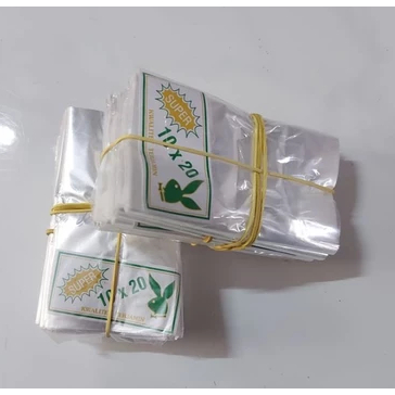 Plastik AA 10 x 20 cm Bening PP Tipis Tahu merk PLAYBOY - Harga per Ikat