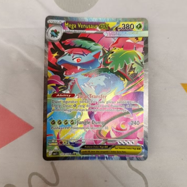 Mega Venusaur SAR - Pokemon ID Evolusi Mega