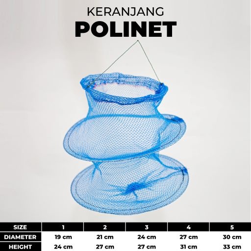 KERANJANG PANCING IKAN POLINET | KERANJANG MANCING IKAN