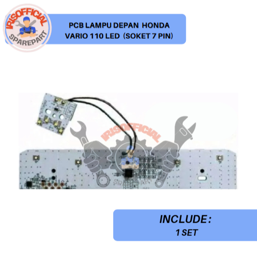 PCB Lampu Depan Honda Vario 110 FI LED Original ( Soket 7)