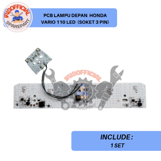 PCB Lampu Depan Honda Vario 110 FI LED Original AGNES