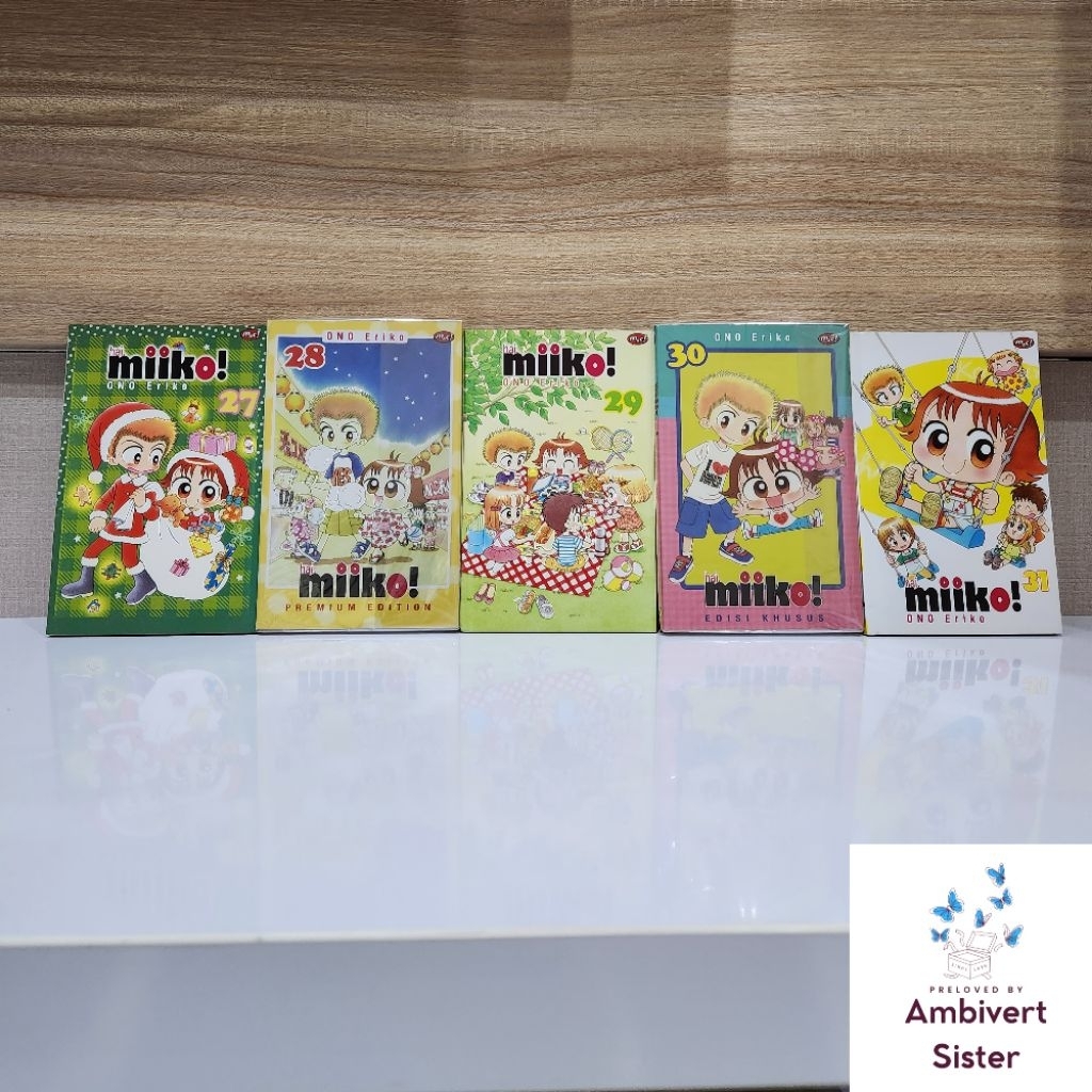 [ PRELOVED ] Buku Komik Manga Hai Miiko  27 28 29 30 31 Original Reguler atau Bookpaper Fullset Pene