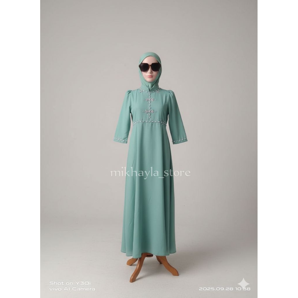 KAYLA DREES" DREES KONDANGAN ANAK ANAK VIRAL MOTIP PAYUNG GAMIS KLOP MEKAR BAWAH PULL PAYET SATIN VA