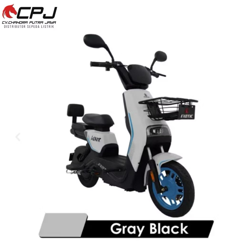 SEPEDA LISTRIK EXOTIC LUXOR KUALITAS GARANSI RESMI NEW 2025 EBIKE