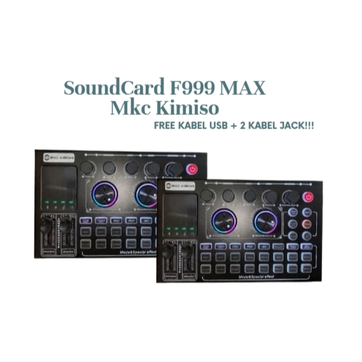 F999MAX Sound Card Bluetooth Live SoundCard F999MAX Soundcard Audio Live Mixer untuk Live streaming