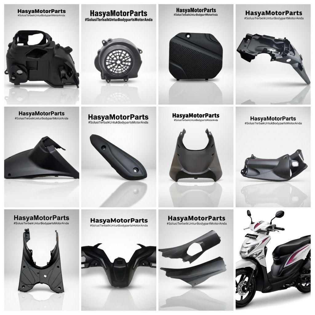Paket Full Set Lengkap Body Kasar Motor Motorcycle Beat Pop K61 2014-2019 Kualitas Original Presisi