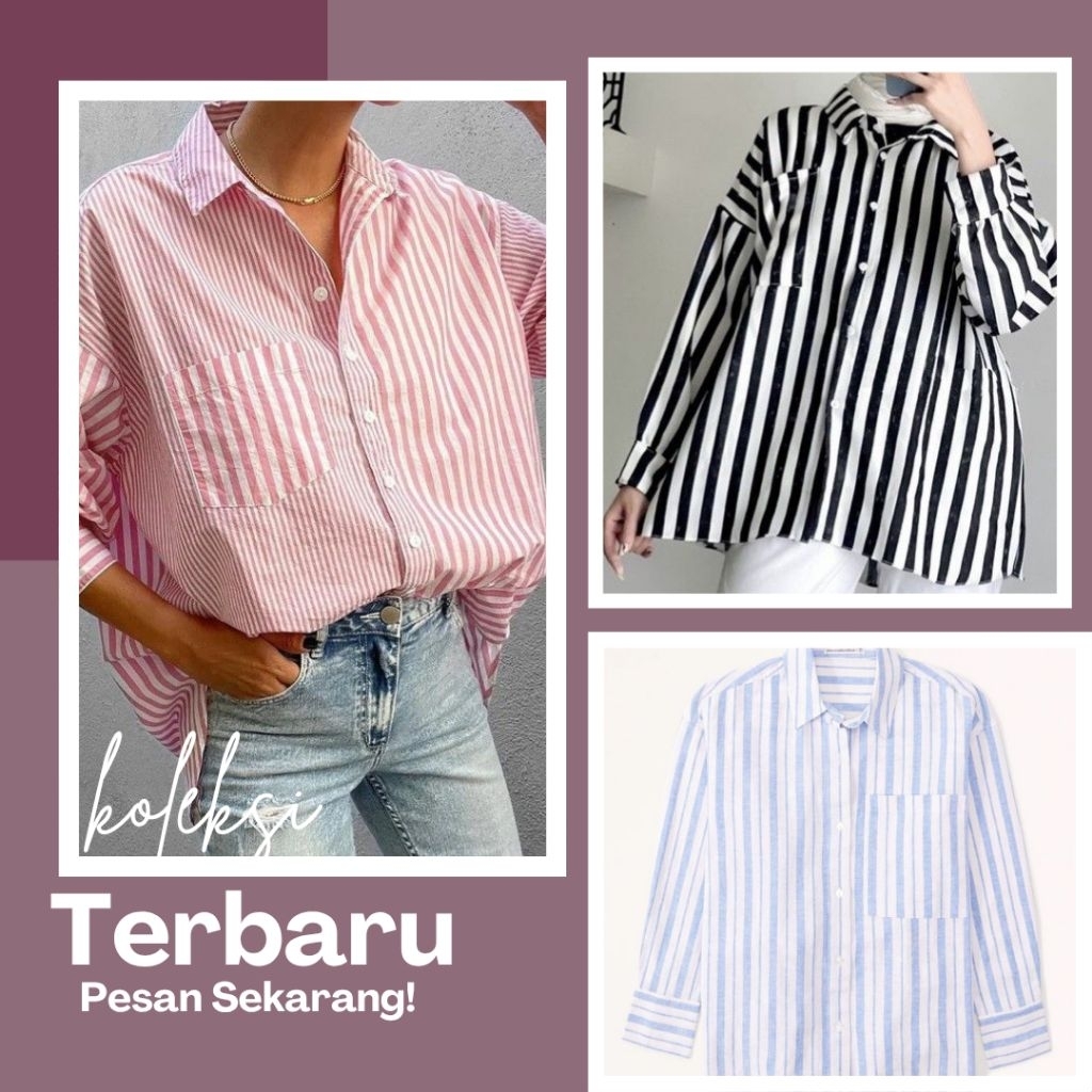 kain katun poplin premium motif salur//kain katun poplin salur import//kain katun poplin motif ekskl