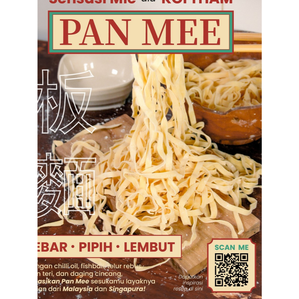 GLORIA Pan Mee | Mie Lebar