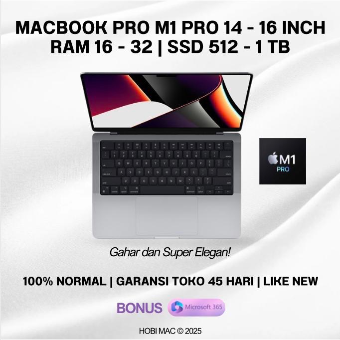 MacBook Pro M1 Pro 14 inch dan 16 inch