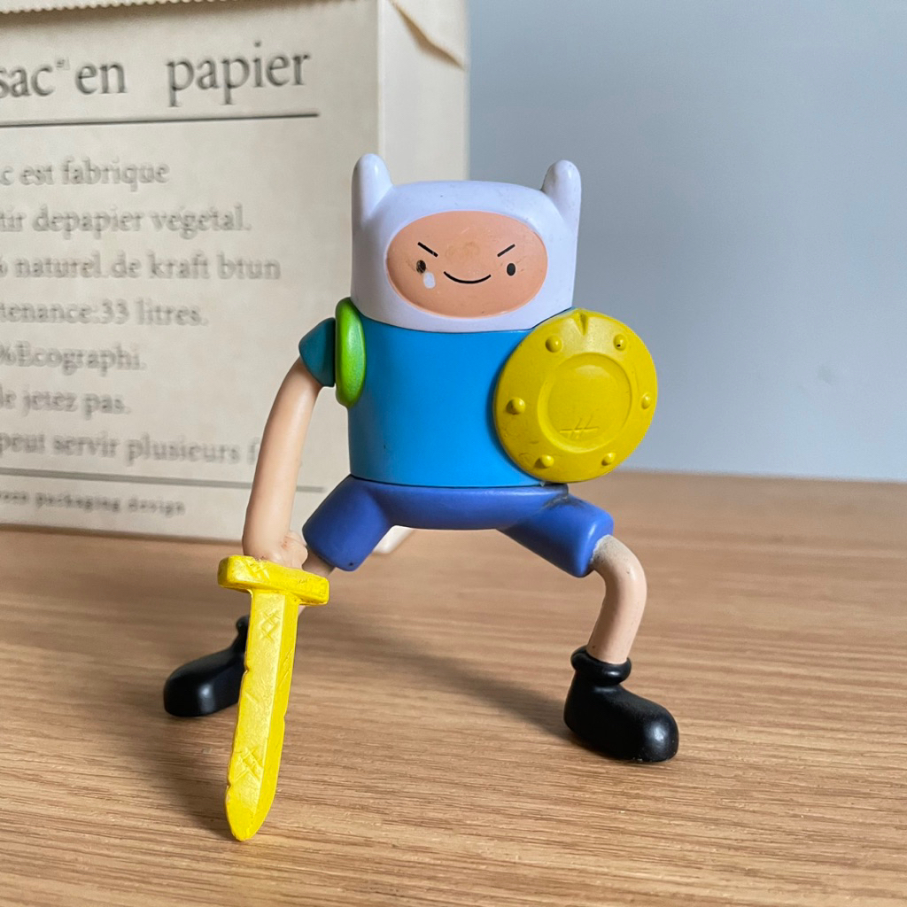 Finn Adventure Time Figure Cartoon Network Original Mcd Mcdonalds Happymeal Vintage Jadul Gashapon T