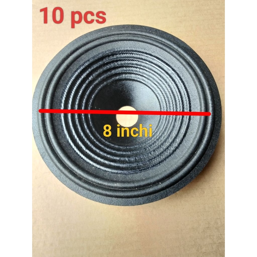 10 pcs daun speker 8 inch fullring