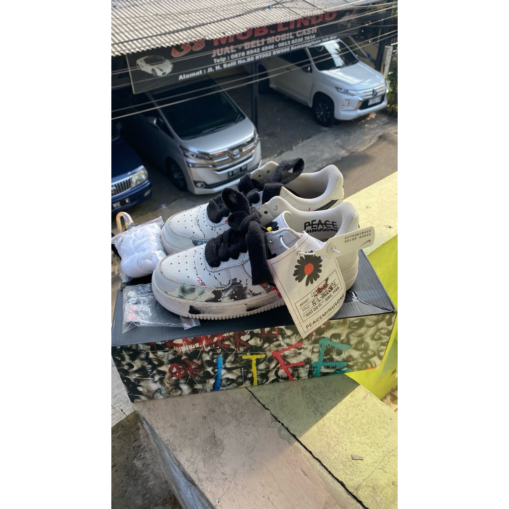 nike af1 paranoise x g-dragon pmo