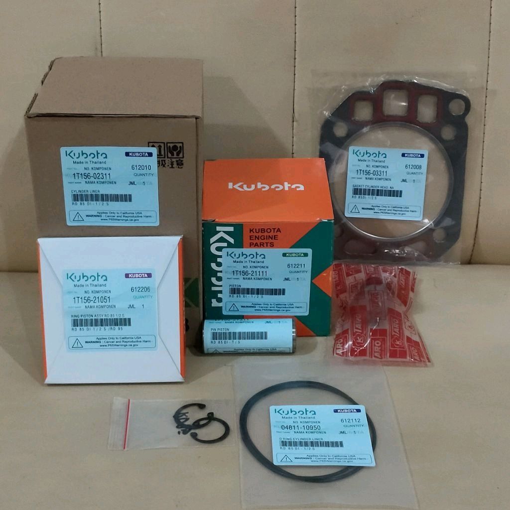 PAKETAN RD 85 DI-1/2 S /RD 95 CYLINDER LINER MESIN TRAKTOR KUBOTA