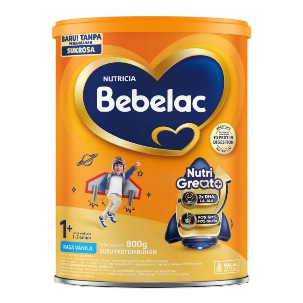 Kaleng bekas susu Bebelac 3 800g (KEMASAN BARU)