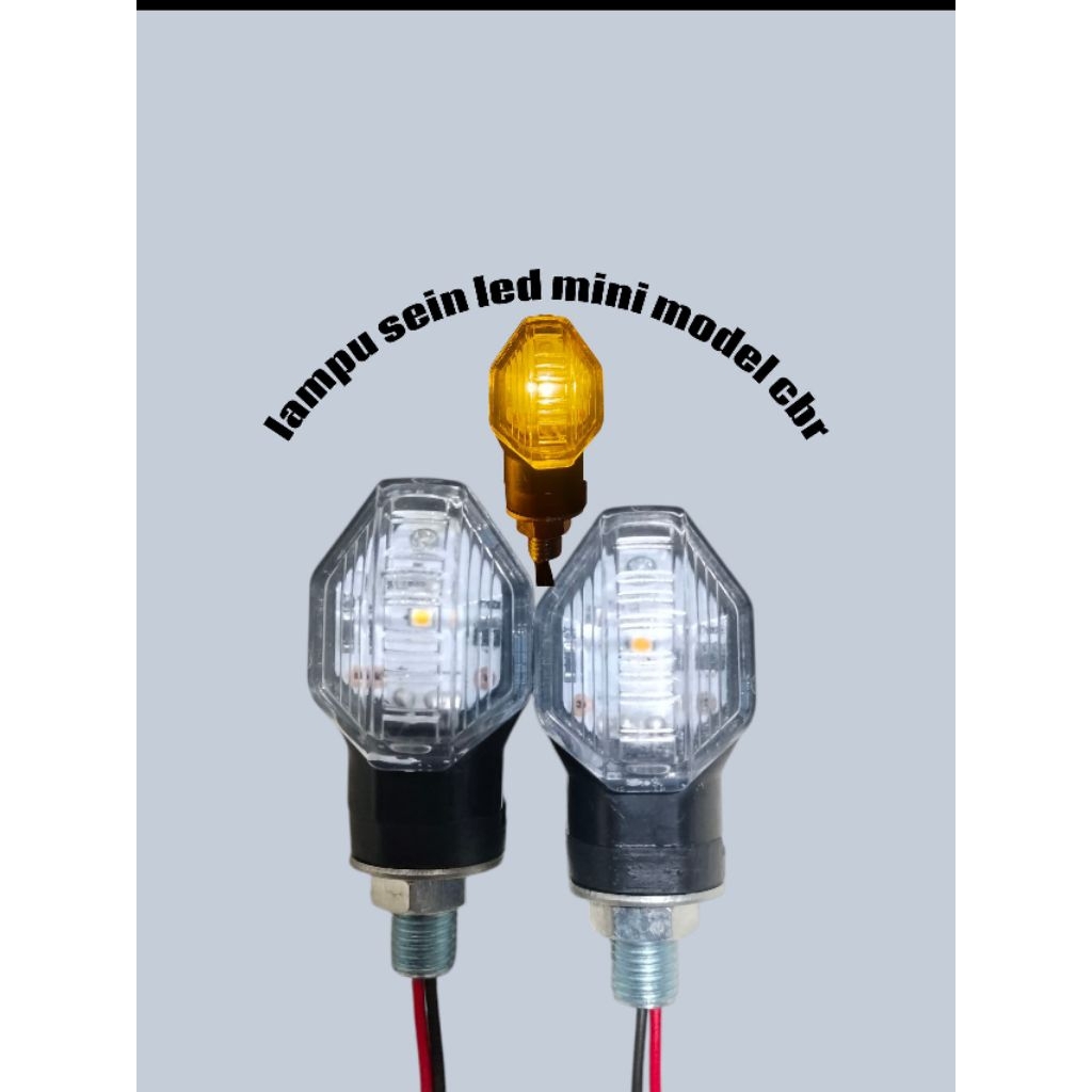 lampu sein led mini model cbr universal lampu sein sen led mini cbr klx vixion ninja tiger rx king x