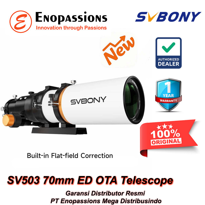Svbony SV503 Upgraded OTA Telescope ED 70mm/F6.78 Quadruplet Lens