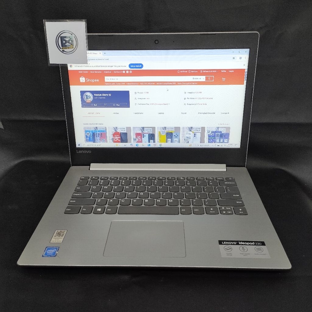LAPTOP LENOVO IDEAPAD 330 81D0 CELERON N4000 4GB 14INCH SECOND BERGARANSI