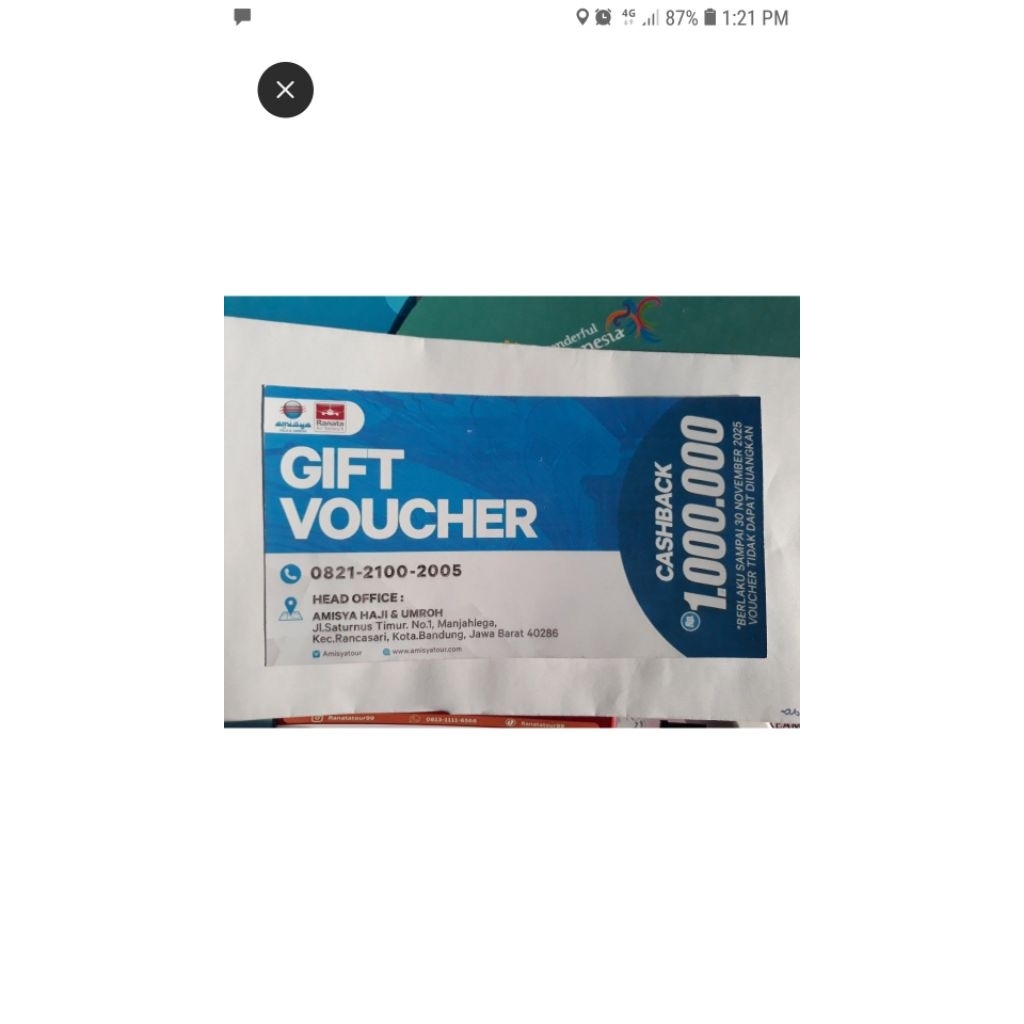 Voucher cashback umroh amisya tour