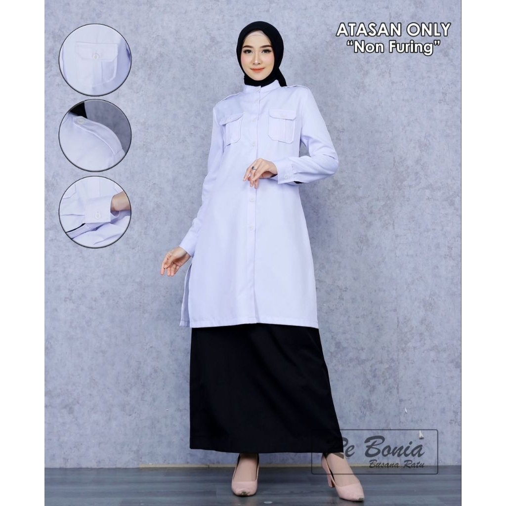 tunik putih by rebonia
