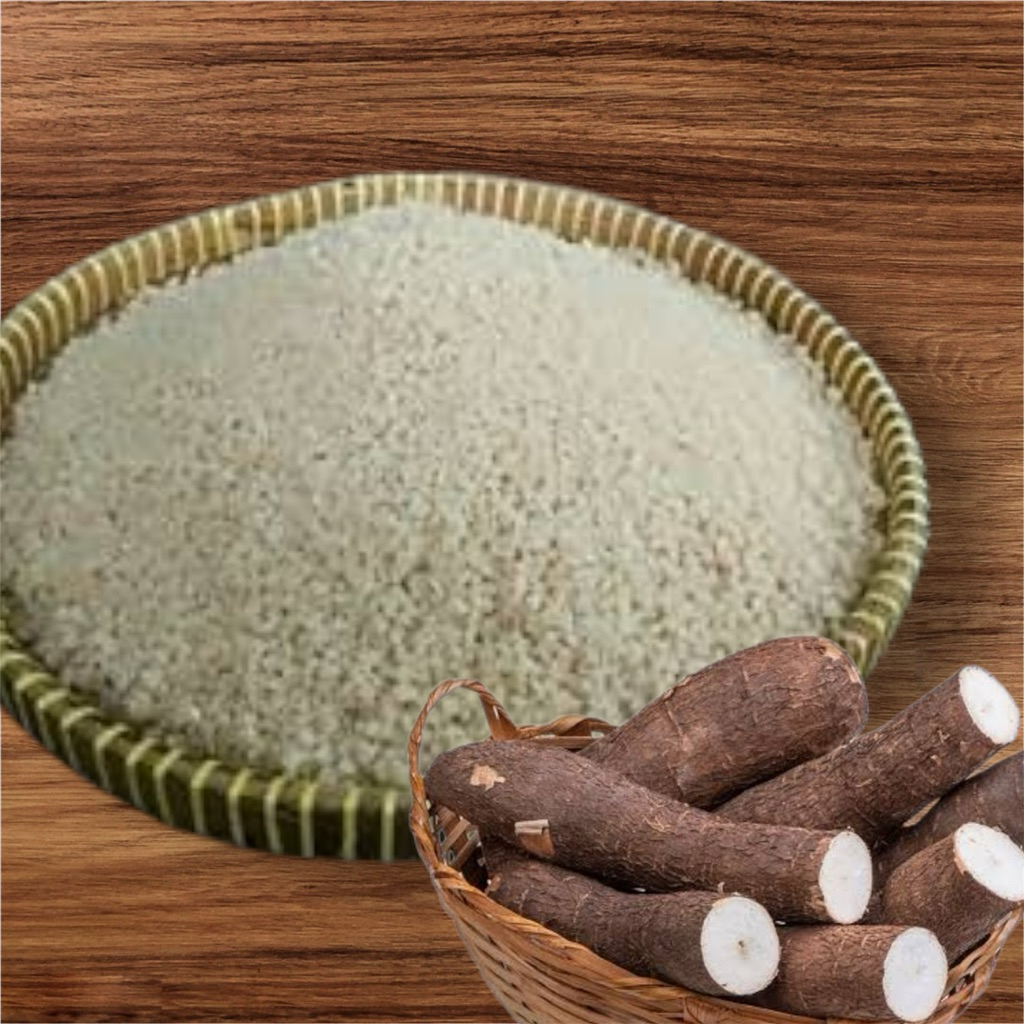 nasi tiwul / oyek mentah