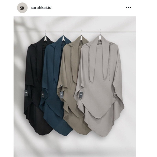 preloved french khimar sk Mazen Anti UV (warna khaki)