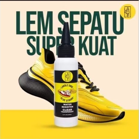 LEM LAKOLE - Lem Sandal dan Sepatu Super Kuat Tahan Air, Sealant dan Penambal - Lem Terbaik Untuk Se