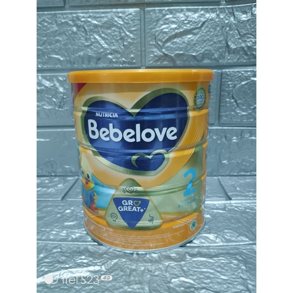 kaleng kosong bekas susu bebelove ukuran 800 gram