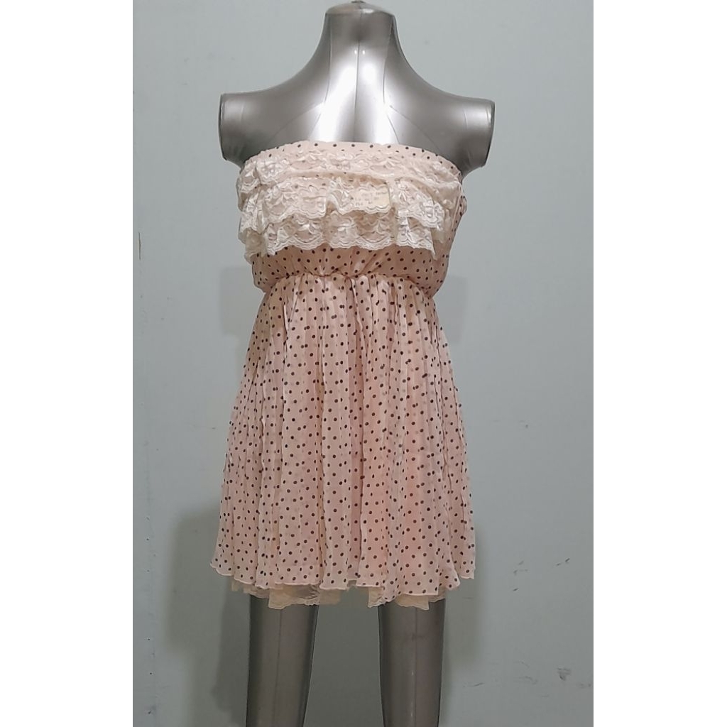 Dress brokat mini salem