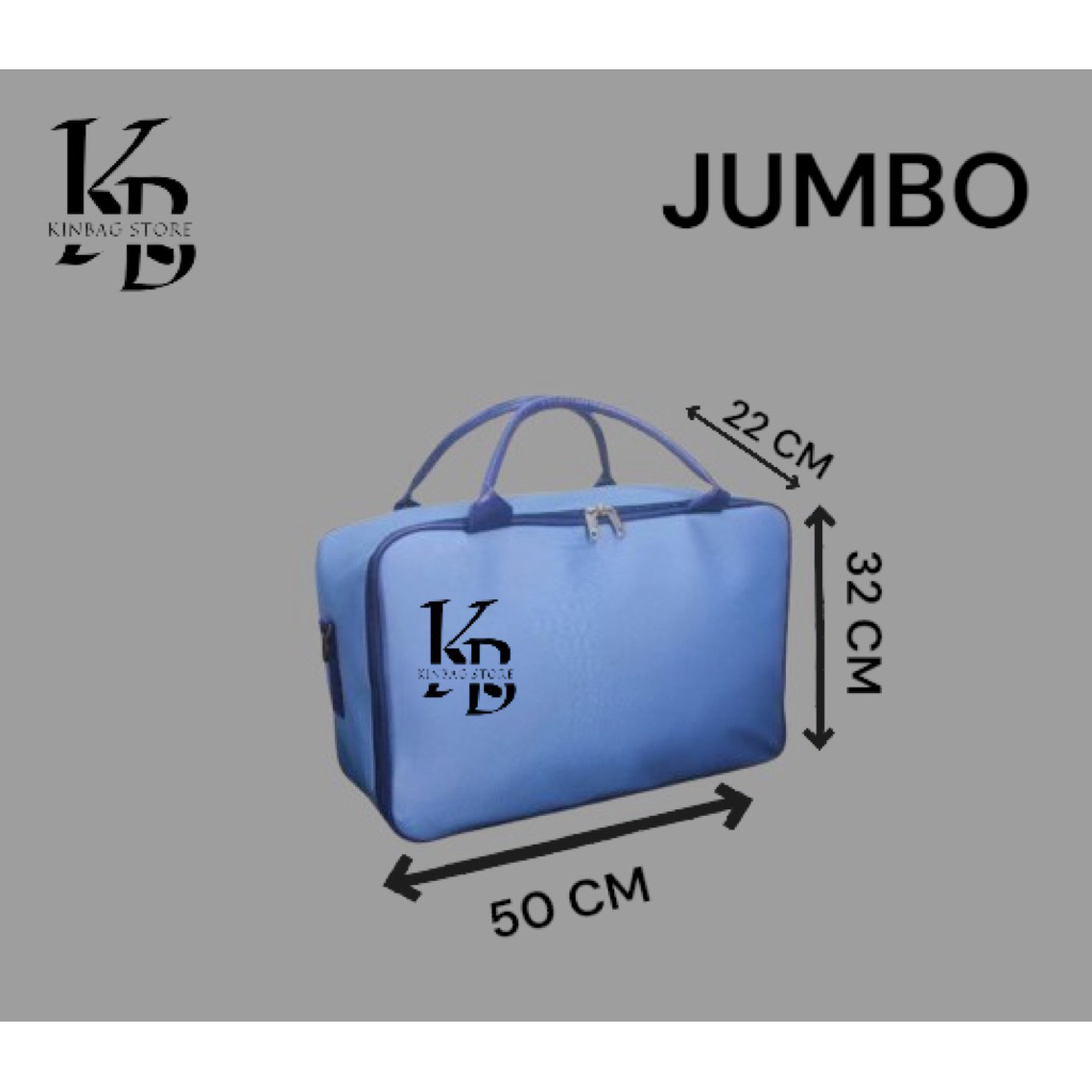 DENIM TRAVEL BAG travel bag wanita tas pakaian tas perjalanan tas bepergian tas mudik tas belanja