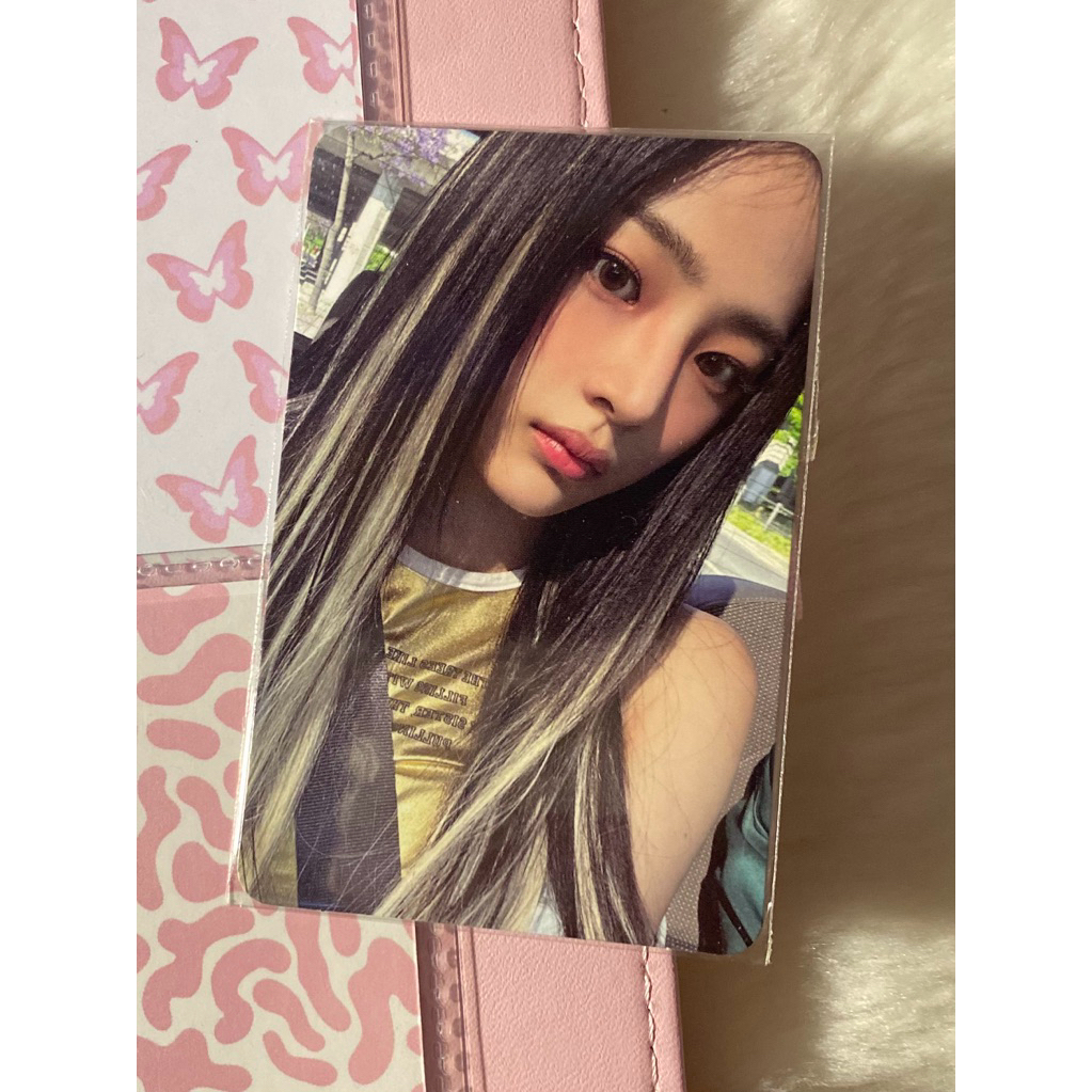 photocard newjeans njz official broadcast minji supershy