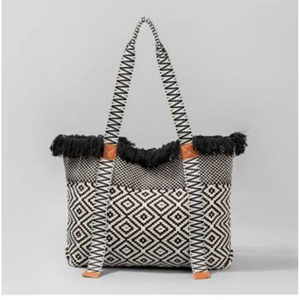 Tote bag wanita etnik bohemian tas wanita batik modern tas fashion wanita tas pantai wanita summer b