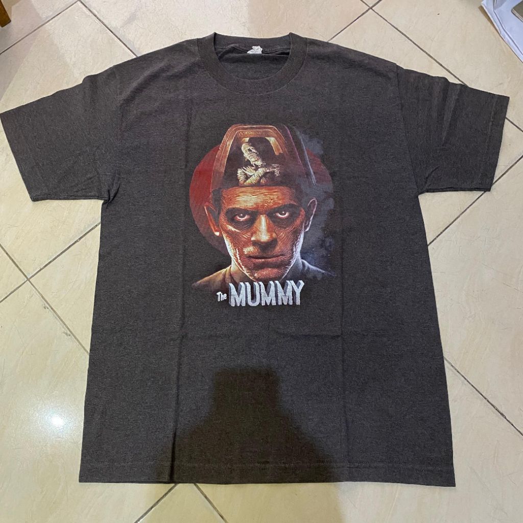 Kaos vintage the Mummy 1932 second Bekas murah, jual kaos film vintage second Bekas Ori murah