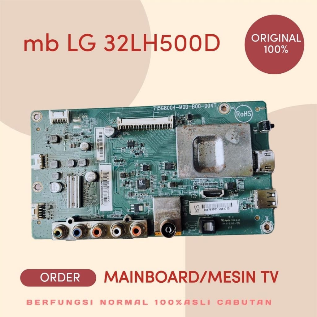 mb lg 32lk310  lg 32lk310 motherboard  mesin tv led lcd