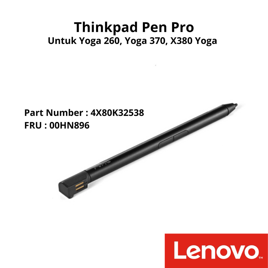 (BEKAS) TERMURAH ThinkPad Pen Pro Styluspen  LENOVO Yoga 260, Yoga 370, X380 Yoga