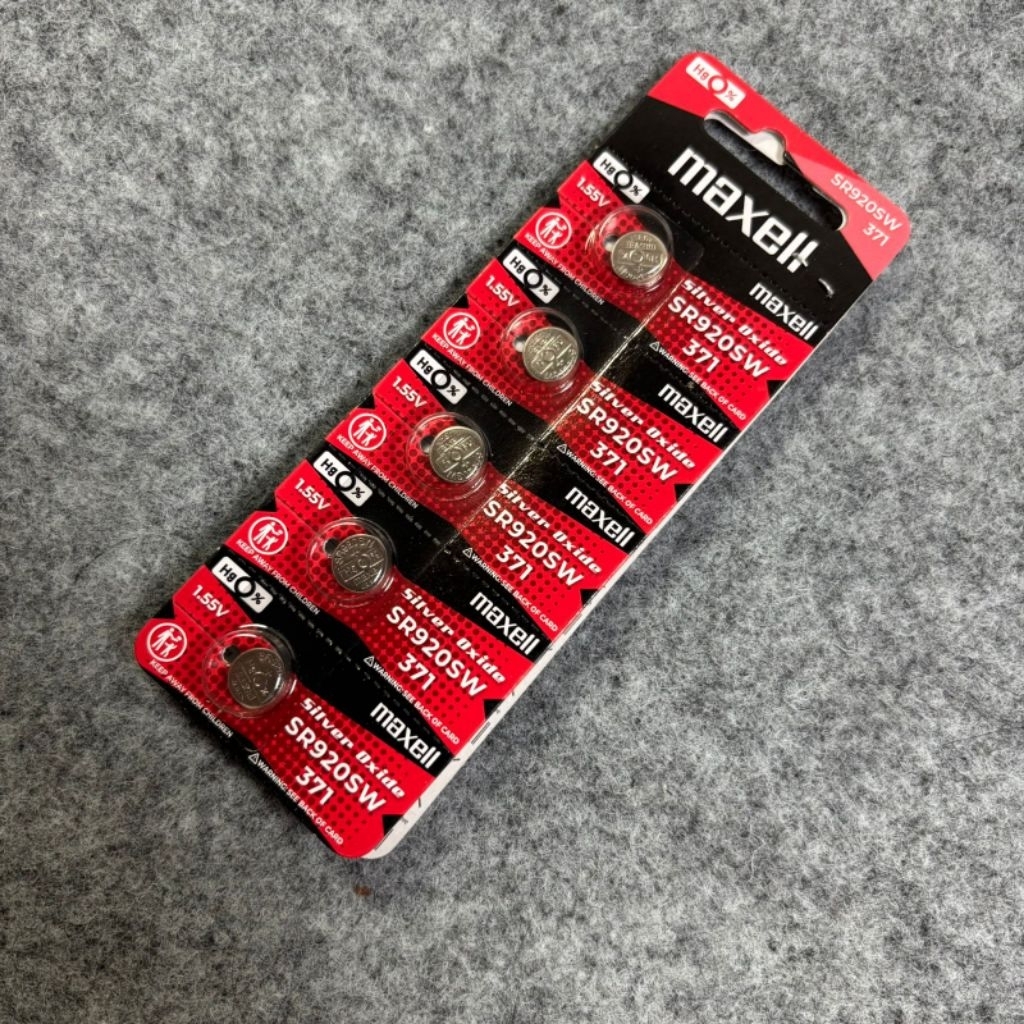 Baterai Jam Tangan merk Maxell 371 SR920SW Batre Maxell ORIGINAL