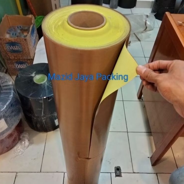 PTFE Glass Cloth/Kain Teflon Ptfe Tahan Panas 0.30mm ( Ada Lem )