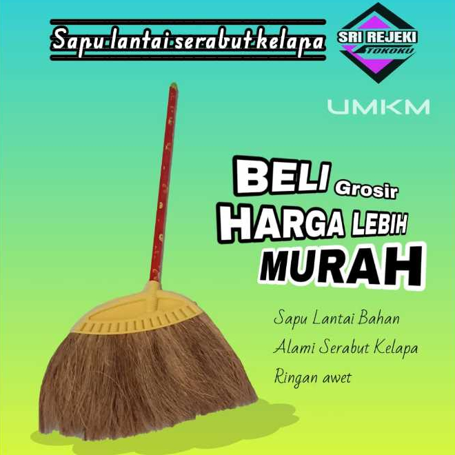 Sapu Lantai Sapu Serabut Kelapa