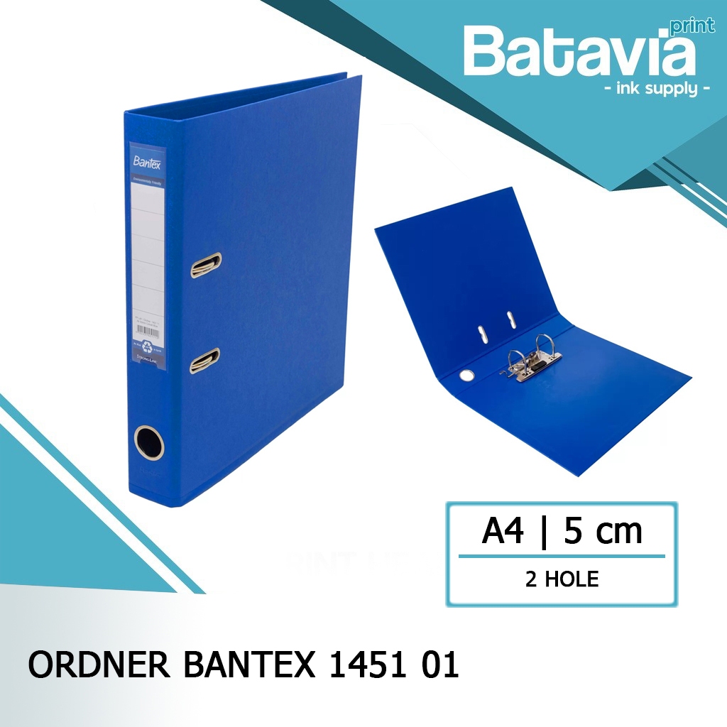 ORDNER BANTEX 1451 01 A4 5 CM 2 RING 1 PCS
