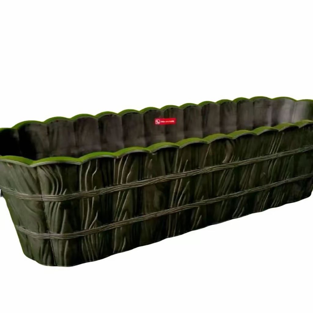 Pot Plastik Panjang Hitam - Pot Panjang 60Cm - Pot Tanaman - Hitam