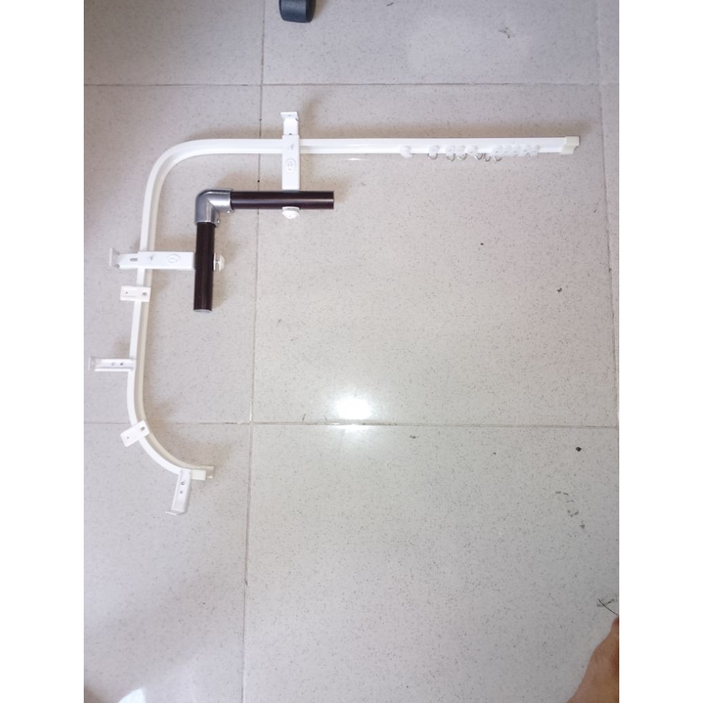 Paket pipa gorden dan rel flexibel buat jendela
