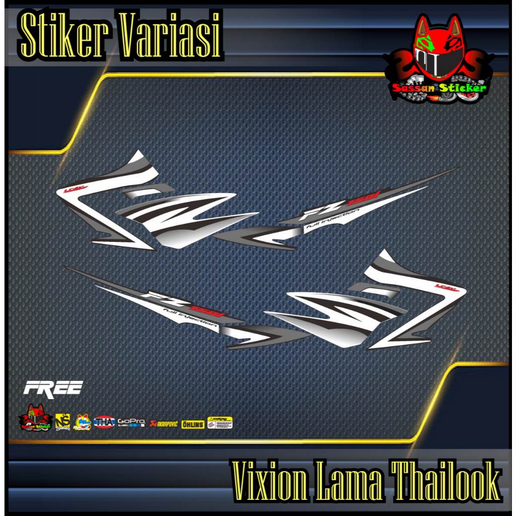 Sticker Variasi Thailook Vixion Old / Vixion Lama 2007-2012 (FZ150i Malaysia)