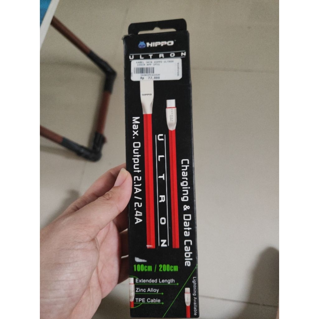 kabel charger iphone lightning hippo original