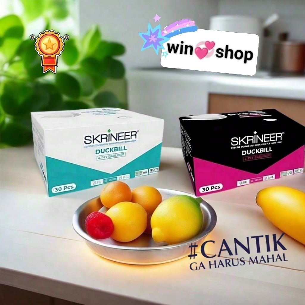 MASKER DUCKBILL SKRINEER 4 PLY PREMIUM BFE 99%