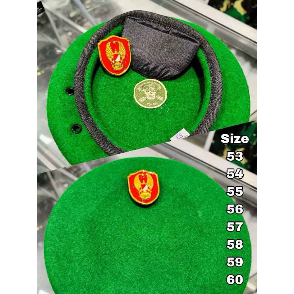 Baret infanteri TNI AD