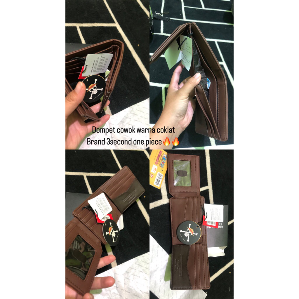 Dompet cowok 3second one piece original