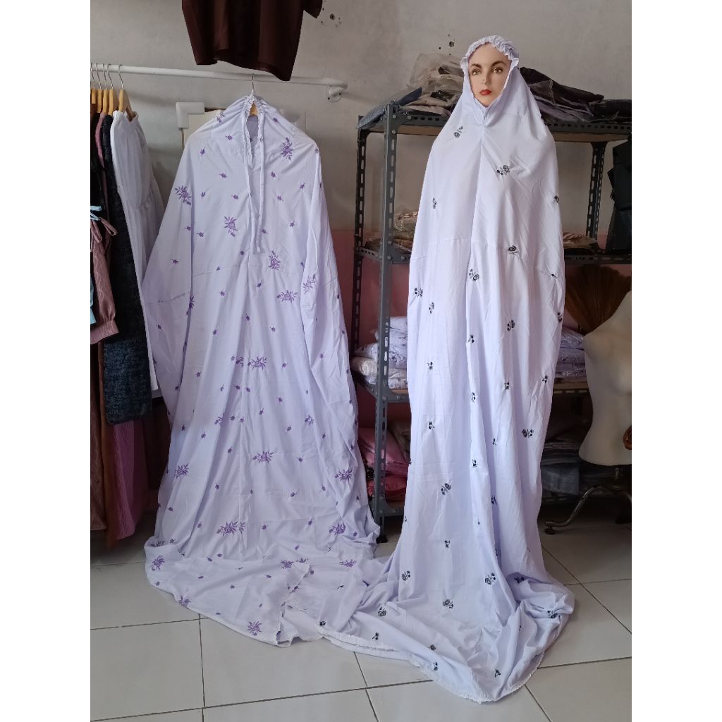 mukena blush santri salafi