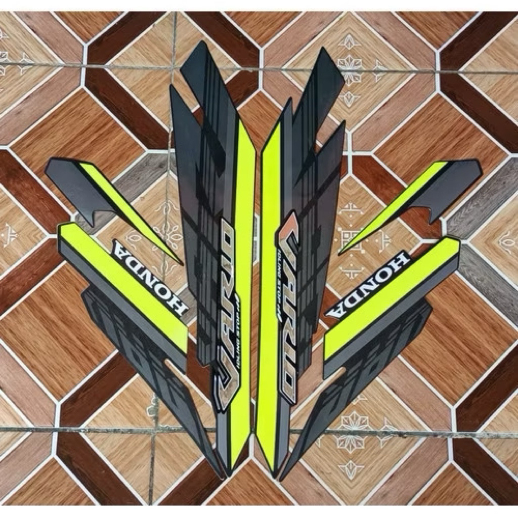 Striping Stiker Motor Vario Techno 125 Fi 2017 Idling Stop