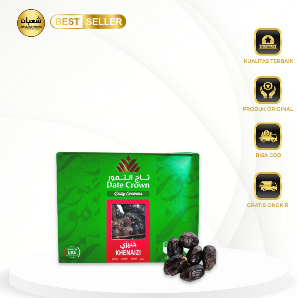 Kurma Khenaizi Date Crown 1kg / Kurma Khenaizi 1 kg / Khenaizi Date Crown /  Shabani kurma