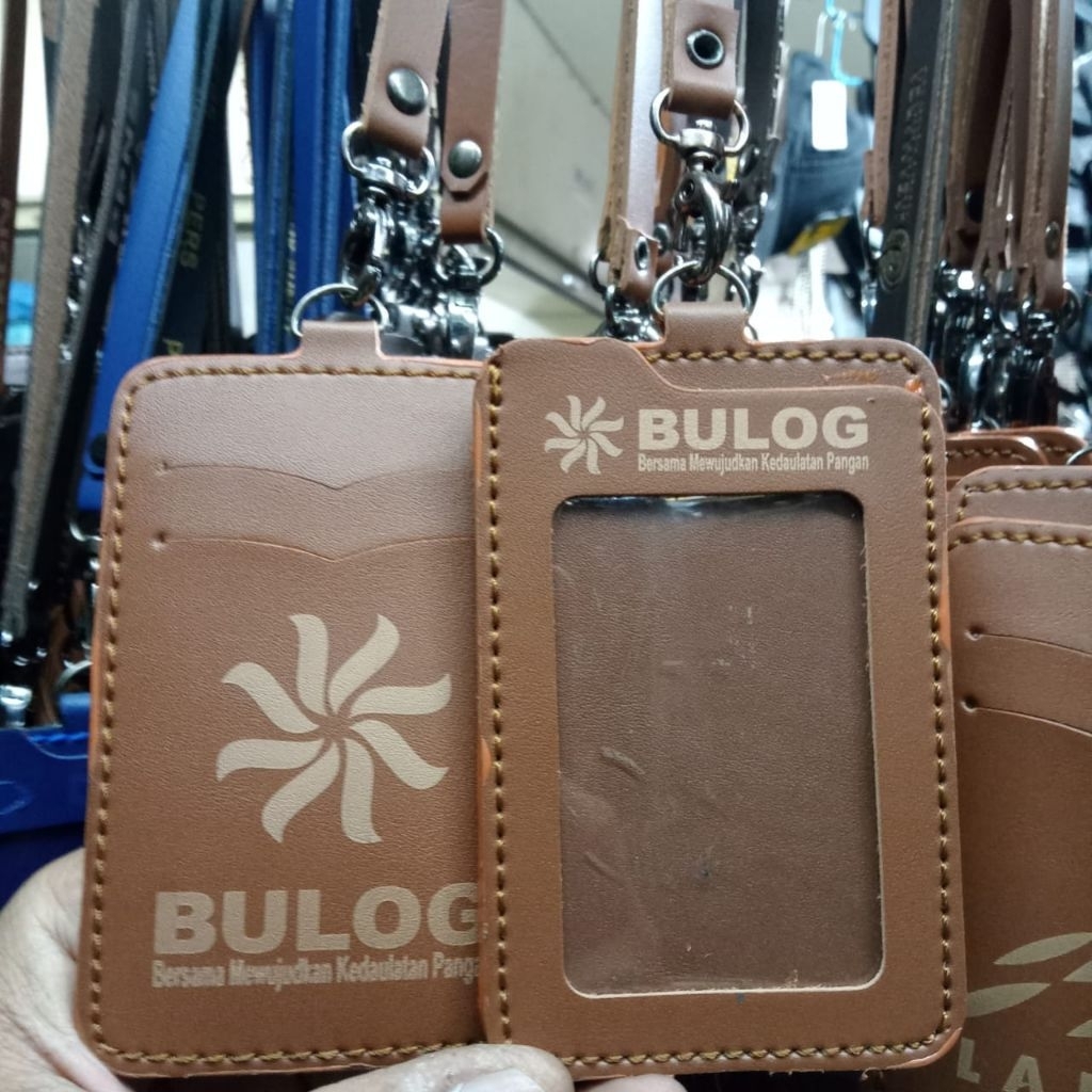 dompet id card BULOG gantungan+dompet id card BULOG berkualitas tinggi